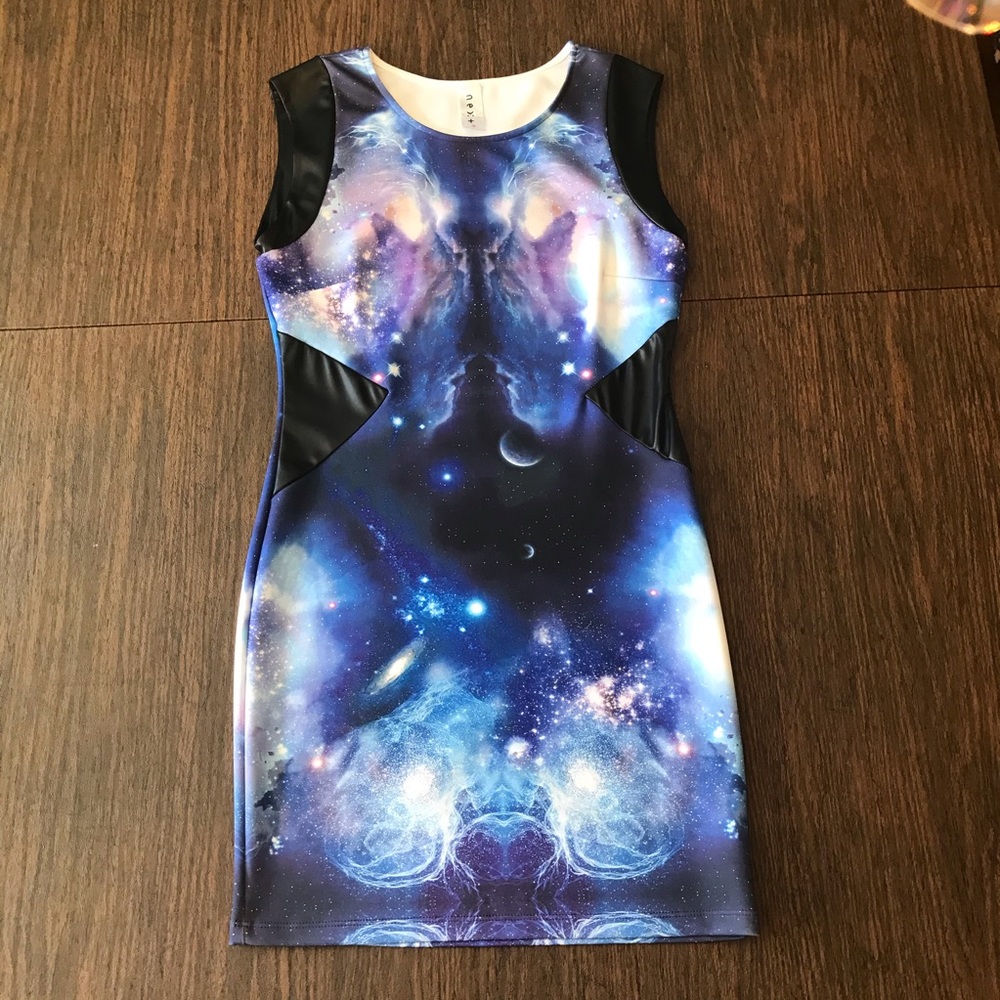 NEXT Bodycon Galaxy Dress